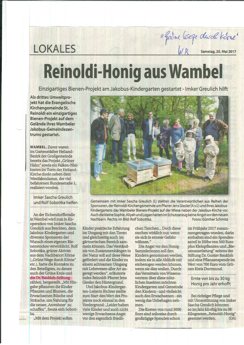 Reinoldi-Honig aus Wambel